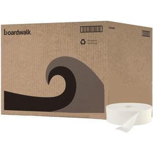 Papel Higiénico Boardwalk 6102 JRT, 2000 Pies/Rollo, 6 Rollos/Caja, Suave, Desechable, 4 Capas, Papel de Baño Blanco de 2 Capas - Product Image 1