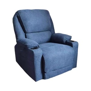 Fauteuil inclinable fonctionnel en tissu, style aile, avec accoudoirs relevables, pour <span class=keywords><strong>chambre</strong></span> et salon, couleur élégante, idéal pour personnes âgées, pour la maison - Product Image 2