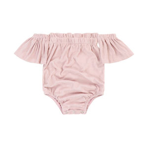 Combinaison à épaules dénudées pour fille, body pour petite fille, vêtements pour bébé en gros - Product Image 4