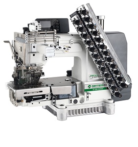 <span class=keywords><strong>Machine</strong></span> à <span class=keywords><strong>coudre</strong></span> multi-aiguilles série ST-008, industrielle, 13 aiguilles, coupe-fil automatique et entraînement automatique - Product Image 1