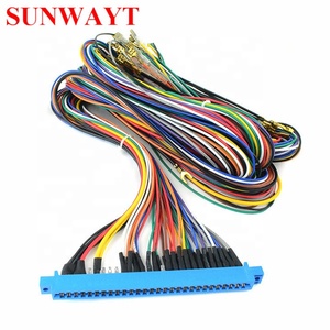 Mesin Game 6 tombol joystick konektor kabel kawat 28pin jamma kawat harness - Product Image 6
