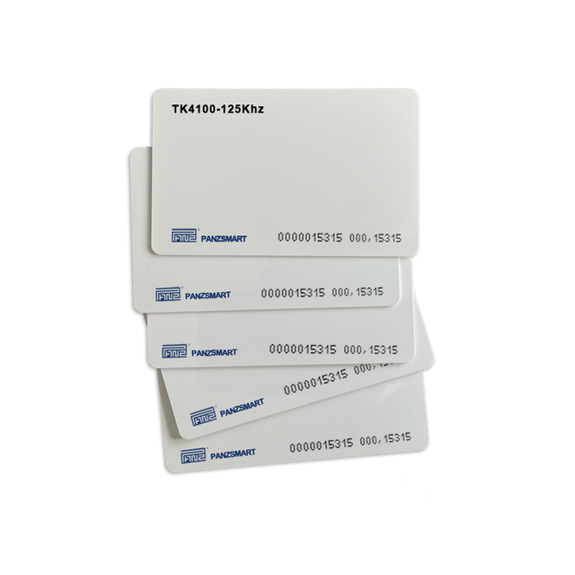 Factory Hot Sale Custom 125khz RFID EM Blank Card Smart Access Control Card TK4100 RFID PVC Inkjet Blank Card with T5577 Chips