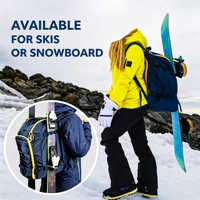 Sac de voyage imperméable pour snowboard homme, sacs de transport pour snowboard, sac à dos de 45L pour bottes de ski, rangement pour équipement et accessoires de ski