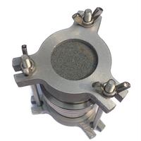 Disque perforé en pierre poreuse de 70 mm de diamètre et 10 mm d'épaisseur pour essai de cisaillement direct du sol UMC et essai de consolidation triaxiale