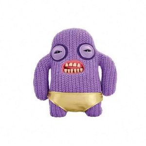Fuggler authentique-porte-clés en peluche Funky Tooth Monster avec de grandes dents, conception de monstre adorablement moche - Product Image 4
