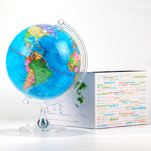 उपहार के लिए पृथ्वी दुनिया का नक्शा 20 सेमी ब्लू ग्लोब छात्र प्लास्टिक स्टैंड ग्लोब्स शिक्षण संसाधन - Product Image 6