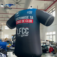 Éclairage LED personnalisé Blow-Up T-Shirt Ballon Colonne Jouets Cartoon Style Gonflable Bouteille de Vin pour la Publicité Gonflables