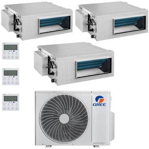 Aire Acondicionado Comercial de Bajo Consumo con Conductos Separados, 18001-24000 BTU, A++, R32, GWHD(24)NK6OO, WiFi, 501+ Sq E - Product Image 1