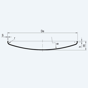 Testa Bombata Saldabile Lucidata Resistente alle Alte Temperature con Elevata Resistenza alla Trazione e Allungamento, Finitura Argento Lucido per Scambiatori di Calore - Product Image 1