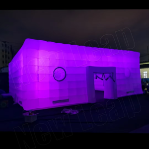 Nouvelle tente de discothèque gonflable pour l'arrière-cour, tente de fête de discothèque, lumière LED, <span class=keywords><strong>location</strong></span>, blanche, portable, gonflable - Product Image 2