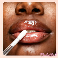 Tube de brillant à lèvres mini transparent de 3 ml avec bouchon transparent et applicateur Doe Foot, faible MOQ