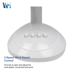 Ventilador de Escritorio/Mesa Eléctrico de 12 Pulgadas, Silencioso, con Enfriamiento por Aire, Tres Velocidades, Plástico Blanco, Suministro Directo de Fábrica - Product Image 4