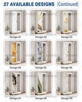 Armoire de Rangement Robuste en Métal et Acier à 2 ou 3 Portes, Conception KD, Prix d'Usine en Gros pour Chambre à Coucher