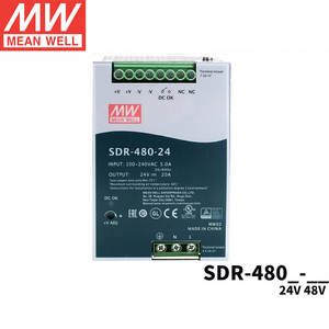 Alimentation industrielle sur rail DIN MEAN WELL série <span class=keywords><strong>SDR</strong></span> 12V 24V 48V 75-960W avec PFC actif et protection contre les surcharges à 150 % de charge de crête - Product Image 5