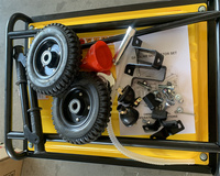 Générateur à essence à cadre ouvert de petite taille 5kw 6kw 10kw, portable, faible bruit, alimenté au GPL/GNL