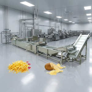 Machine industrielle automatique de découpe de pommes de terre et de chips de plantain en acier inoxydable SS304 avec moteur PLC et roulement |   Capacité de 50-2000 kg/tonne - Product Image 3