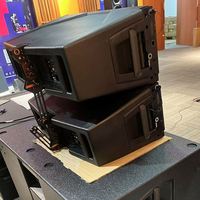 HDL 30-A Altavoces de Línea Activos de Alta Potencia con Doble Woofer de 10 Pulgadas, Sistema de Sonido HDL 30A, Audio Profesional para Escenarios