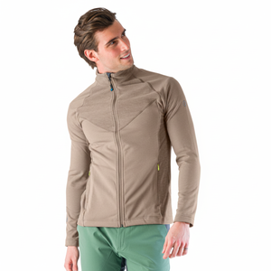 FUSINE felpa con cappuccio da uomo con colletto stampato in poliestere per la stagione autunnale - Product Image 2