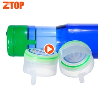 Antiderrame 18L 18.9L 19L 20L Botella de agua de plástico de 5 galones Tapa de tapa inteligente de plástico con revestimiento de espuma PE