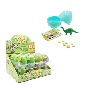 Teng rui new candy toys animal surprise egg toy con caramelle