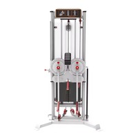 DINUO Machine multi-exercices sur pied, Appareil commercial de levée latérale, Machine à écartement des pectoraux et des épaules à double pile de poids