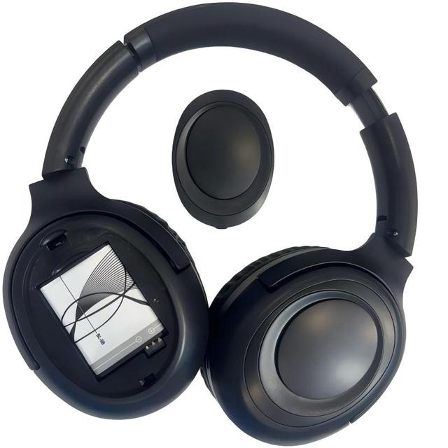 Stereo Audio Headphones Wireless 6 0 Over Ear Removable Battery Music Headset 48H Playtime for Daily Listening