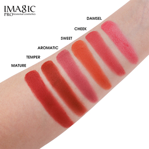 <span class=keywords><strong>Palette</strong></span> de fards à joues IMAGIC, haute pigmentation, 6 couleurs, vente en gros, prix bas, fournisseur de cosmétiques, livraison directe pour la revente - Product Image 2