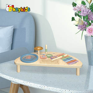 Centre d'activité multifonctionnel en bois, nouveau <span class=keywords><strong>jouet</strong></span> d'établi musical pour bébé W07A213 - Product Image 5