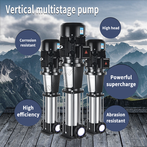 Bomba Centrífuga Vertical Multietapa de Acero Inoxidable CDLF 2HP 3HP 5HP para Suministro de Agua de Grado Alimenticio - Product Image 3