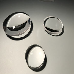 Lentille biconvexe JGS1 DCX personnalisée D = 25.40mm F = 50.00mm Lentilles doubles convexes à quartz - Product Image 4