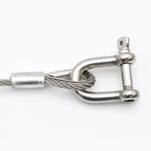 High Quality Rigging Hardware M14 Stainless Steel European Style Dee Shackle