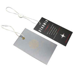 Etiqueta colgante de alta calidad para ropa, accesorios de ropa y productos al por menor, cartulina duradera para marca y precios - Product Image 2