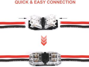 2P H型低電圧ワイヤコネクタ、被覆剥き不要、24-20AWG、はんだ不要クイックスプライスタップコネクタ（自動車用） - Product Image 2