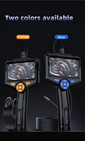 Boroscopio/Endoscopio Industrial Portátil de 8mm con Lente Simple/Doble y Cable Rígido para Reparación de Automóviles, Pruebas y Diagnóstico de Tuberías de Alcantarillado