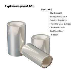 <span class=keywords><strong>Film</strong></span> protecteur HD 9H transparent anti-explosion, résistant aux chocs et aux rayures, toucher lisse, haute transparence, matériau de base - Product Image 1