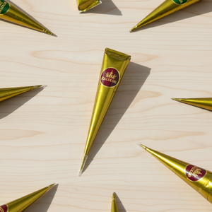 Pâte de Henné Écologique en Gros pour Tatouages Temporaires Peints à la Main – Modèle en Cône Couleurs <span class=keywords><strong>Noir</strong></span> Marron Rouge Logo Personnalisé - Product Image 5