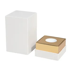 กล่องเครื่องสำอางหรูหราคุณภาพสูง ผลิตด้วยมือ ย่อยสลายได้ทางชีวภาพ กล่องบรรจุภัณฑ์น้ำหอมและผลิตภัณฑ์บำรุงผิว พร้อมฝาปิดสำหรับเซรั่ม - Product Image 2
