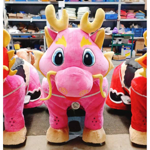 Felice cielo nuovo modello Unisex giro elettrico sul giocattolo di plastica centro commerciale animale giostre con giocattolo per cani in vendita - Product Image 6