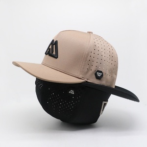 Gorra de Béisbol Deportiva Personalizada de 5 Paneles, Tela de Velour/Oxford, Impermeable, con Patrón Impreso y Logotipo Bordado en 3D - Product Image 2