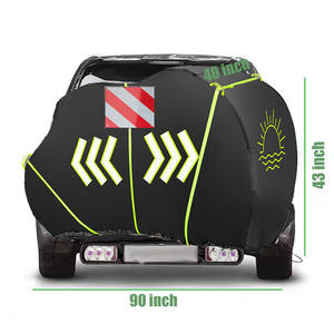 <span class=keywords><strong>Housse</strong></span> de vélo robuste <span class=keywords><strong>housse</strong></span> de vélo de voyage étanche <span class=keywords><strong>pour</strong></span> <span class=keywords><strong>2</strong></span> vélos <span class=keywords><strong>housse</strong></span> de vélo extérieur avec poche de panneau d'avertissement - Product Image 4