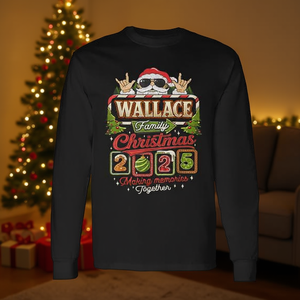 Maglietta a maniche lunghe della famiglia Wallace per Natale 2025: Crea ricordi insieme - Product Image 2