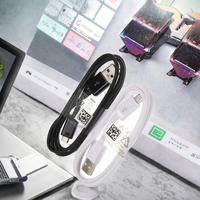 Kabel Pengisi Daya Micro USB 1M untuk Huawei untuk Ponsel Android Samsung Kabel Sinkronisasi Data Jaket TPE dengan Kabel Pengisi Daya Kamera Microusb