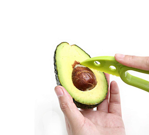 Affettatore per avocado <span class=keywords><strong>3</strong></span> <span class=keywords><strong>in</strong></span> <span class=keywords><strong>1</strong></span> <span class=keywords><strong>in</strong></span> plastica con coperchio protettivo, strumento multifunzionale per frutta, per avocado. - Product Image 3