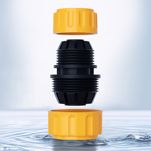Guoma Ruixiang Garden Hose Repair Connector 6 8 Inch To 1 Inch Plastic <b>Adapter</b> Lock Tube For Bulk Hose Connection - Product Image 2