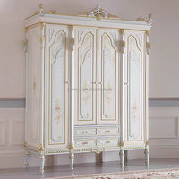 Coiffeuse Rococo de luxe française antique en bois de bouleau massif sculpté avec miroir, design modulaire, bleu clair royal et feuille d'or pour chambre à coucher