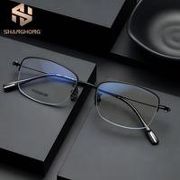 Gafas de Titanio 80921, Monturas Ópticas de Titanio con Memoria, para Uso Diario, para Hombre y Mujer