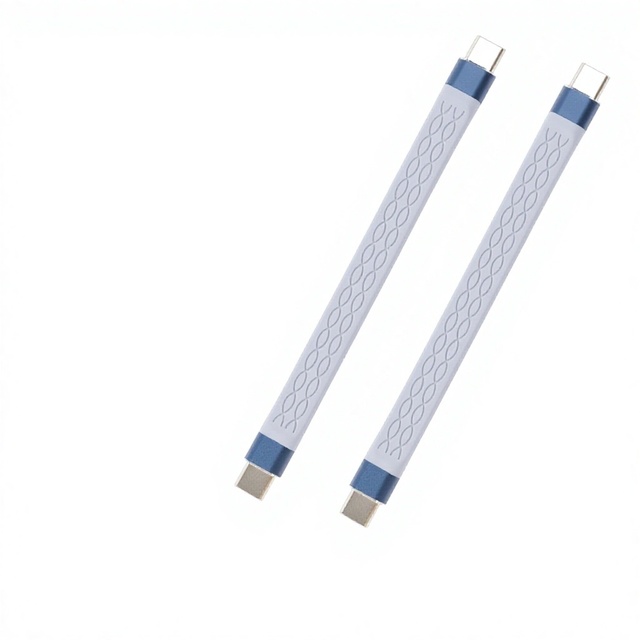 Zowie ACU-532/40G FPC Soft Flat USB4.0 Type-C Right-Angle 3A Fast Charging Data Transfer Cable (Male/Female)