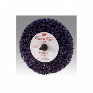 Scotchbrite 07470 disque XT propre et bande, grain Extra grossier, carbure de silicium, rouille et peinture, enlever l'accessoire 4" - Product Image 4