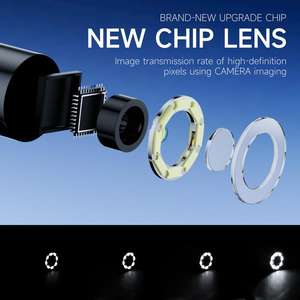 Chip Peningkatan Baru Endoskopi Industri P240 Layar HD 2 Inci Model Endoskopi Digital Industri: Lensa Tunggal 8mm / 2m - Product Image 6