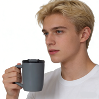 Tasses et gobelets isothermes en acier inoxydable en gros – Bouteille thermos de voyage isolée avec poignée pour café